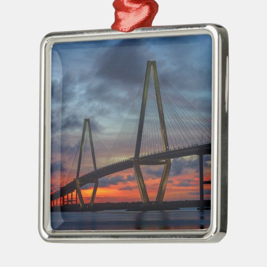Charleston Fire like Sunset Metalen Ornament (Links)
