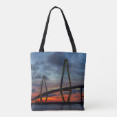 Charleston Fire like Sunset Tote Bag (Achterkant)