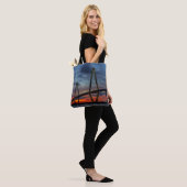 Charleston Fire like Sunset Tote Bag (Op model)