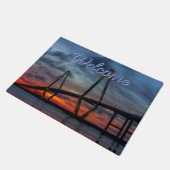 Charleston Fire Like Sunset Welkom Deurmat (Schuin)