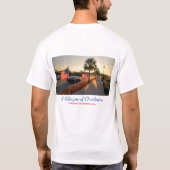 Charleston Flag Celebration T-Shirt — Mannen (Achterkant)