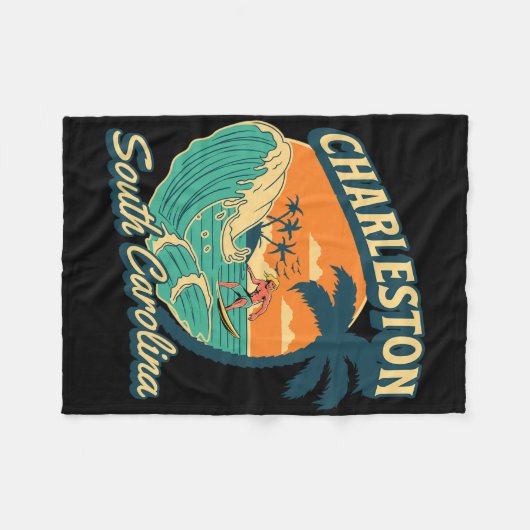 Charleston  fleece deken (Voorkant (Horizontaal))