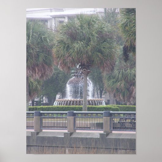 Charleston Fountain Poster (Voorkant)