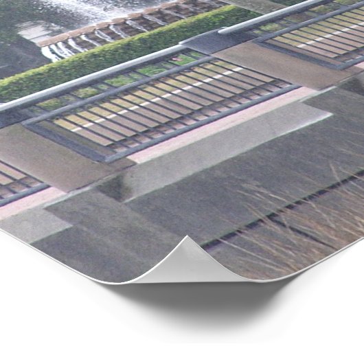 Charleston Fountain Poster (Hoek)