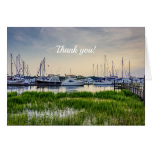Charleston Harbor Boats Sunset Hartelijk dank