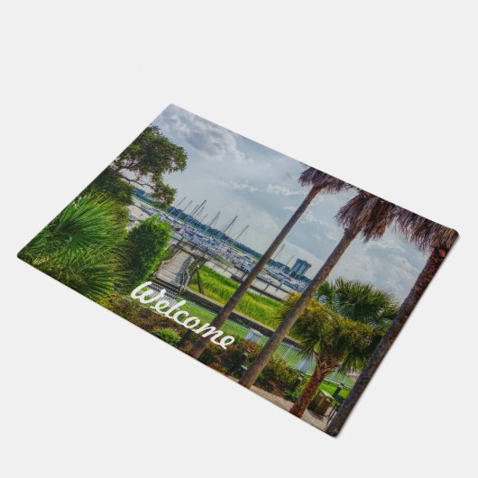 Charleston Harbor Welkom Deurmat (Schuin)