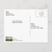 Charleston Harborboten Zonsondergang Bedankt Ansic Briefkaart (Achterkant)