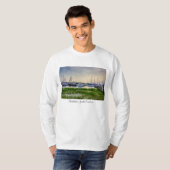 Charleston Harbour Boats Sunset Long Slapes Shirt (Voorkant volledig)