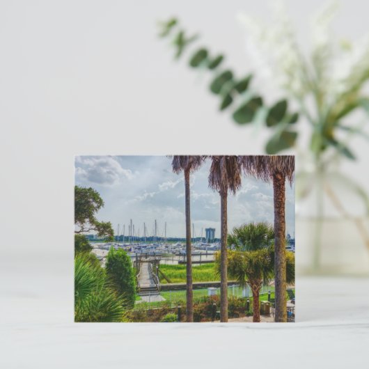 Charleston Harbour Briefkaart (Staand voorkant)