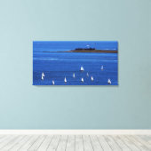 Charleston Harbour Canvas Afdruk (Insitu (Houten vloer))