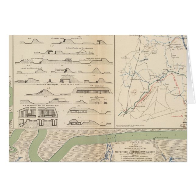 Charleston Harbour, Leger van de Potomac-operaties (Voorkant Horizontaal)