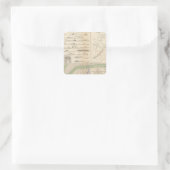 Charleston Harbour, Leger van de Potomac-operaties Vierkante Sticker (Tas)