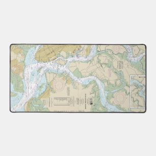 Charleston Harbour Nautical Chart 11524 Bureaumat