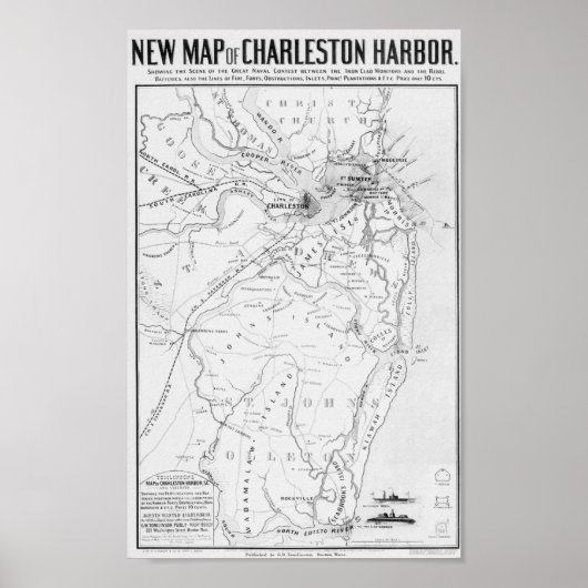 Charleston Harbour Poster (Voorkant)