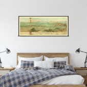 Charleston Harbour South Carolina (1860-1865) Canvas Afdruk (Insitu (Slaapkamer))
