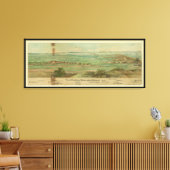 Charleston Harbour South Carolina (1860-1865) Canvas Afdruk (Insitu (Woonkamer))