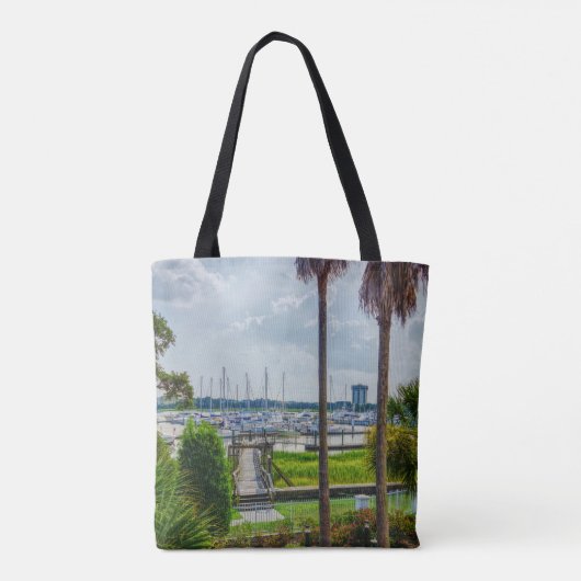 Charleston Harbour Tote Bag (Achterkant)