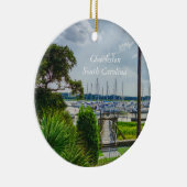 Charleston Haven Keramisch Ornament (Rechts)