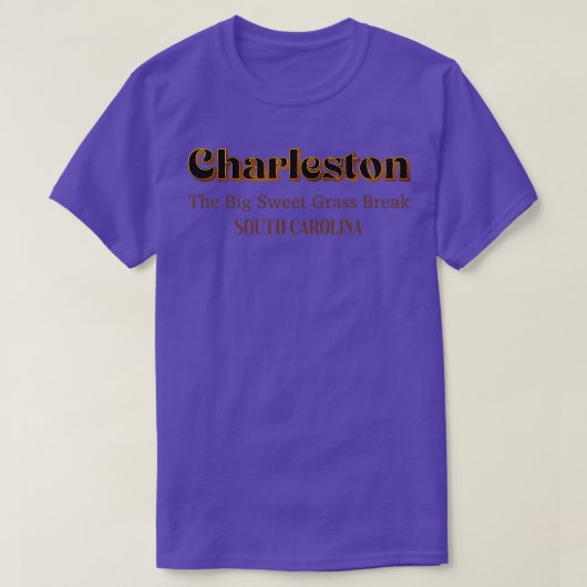Charleston, het grote zoete gras t-shirt (Design voorkant)