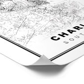 Charleston Kaart Poster (Hoek)