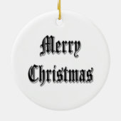 Charleston-kerstversiering, ananasgier, keramisch ornament (Achterkant)