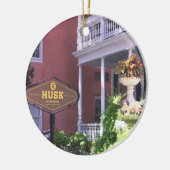 Charleston-kerstversiering, Husk, Charleston Keramisch Ornament (Links)