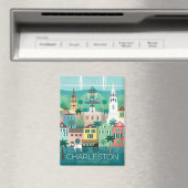 Charleston koelkastmagneet magneet (Insitu (Vaatwasser))