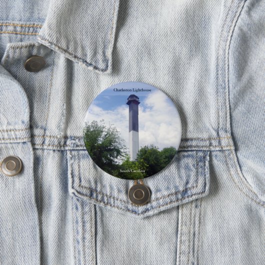 Charleston Lighthouse Button (In situ)