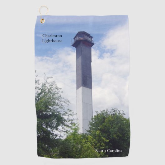 Charleston Lighthouse golfhanddoek (Voorkant)