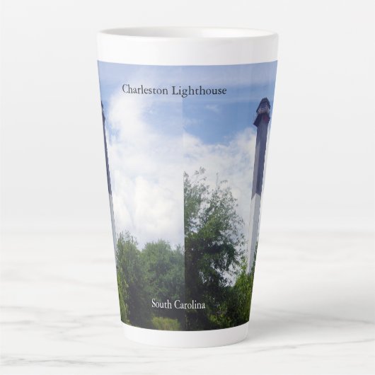 Charleston Lighthouse Latte mok (Voorkant)