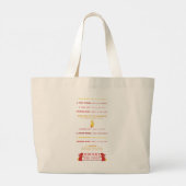 Charleston Mah Jong Grote Tote Bag (Achterkant)