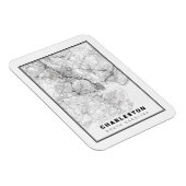 Charleston Map Magneet (Rechterzijde)