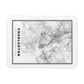 Charleston Map Magneet (Horizontaal)