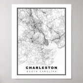 Charleston Map Poster (Voorkant)