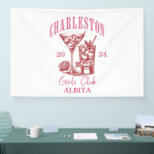 Charleston meisjes club vrijgezelle spandoek (Beurs)
