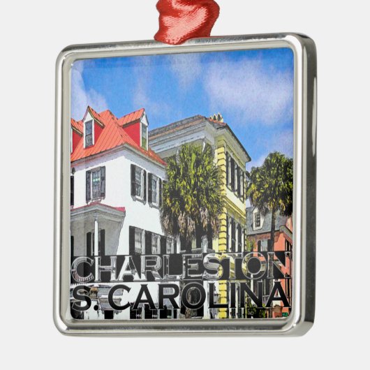 Charleston Metalen Ornament (Links)
