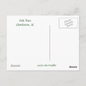 Charleston Oaks Briefkaart (Achterkant)