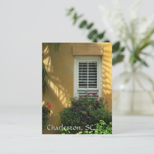 Charleston Pinckney St. Post Card Briefkaart (Staand voorkant)