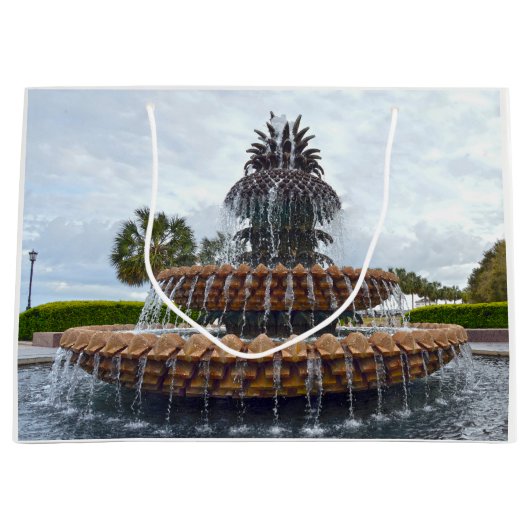 Charleston Pineapple Fountain, South Carolina Large Cadeautasje (Voorkant)