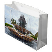 Charleston Pineapple Fountain, South Carolina Large Cadeautasje (Achterkant Gekanteld)