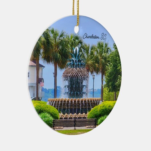Charleston Pineapple Ornament (Rechts)