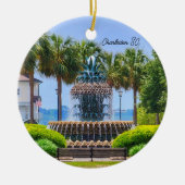 Charleston Pineapple Ornament (Voorkant)