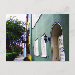 Charleston Rainbow Row Houses Briefkaart