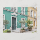 Charleston Rainbow Row South Carolina Briefkaart (Voorkant)