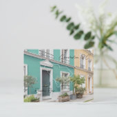 Charleston Rainbow Row South Carolina Briefkaart (Staand voorkant)