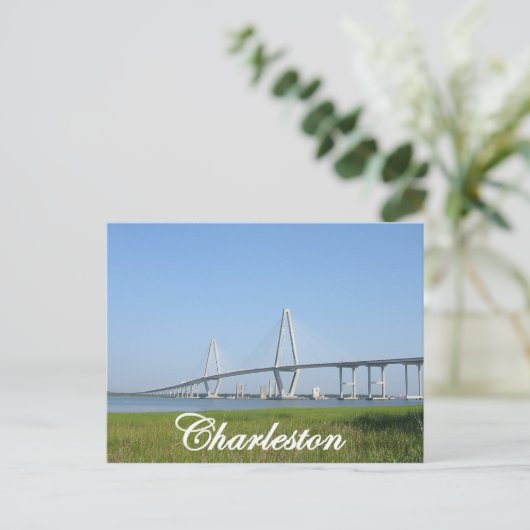 Charleston Ravenel Bridge Briefkaart (Staand voorkant)