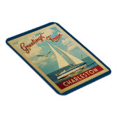 Charleston Sailboot Vintage Travel South Carolina Magneet (Rechterzijde)