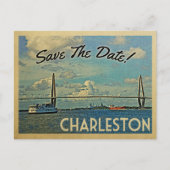 Charleston Save the Date  Briefkaarten (Voorkant)