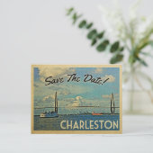 Charleston Save the Date  Briefkaarten (Staand voorkant)
