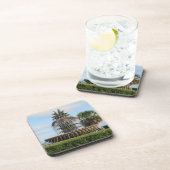 Charleston SC Ananas Fontein Onderzetters (Rechterzijde)